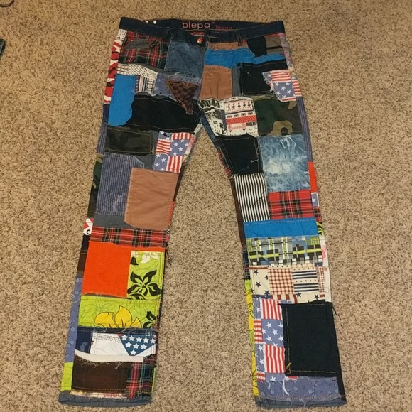 uniqlo slim fit damaged jeans